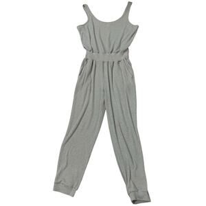 Spiritual Gangster Ballet Rib Jumpsuit - Gray - Medium